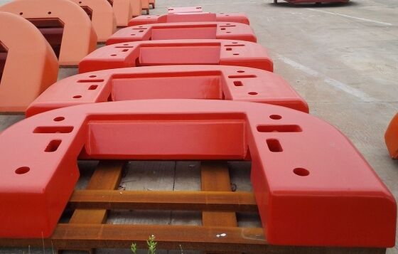 Endüstriyel Makineler İçin OEM 36 Ton Kum Döküm Demir Kamyon Karşı Ağırlığı