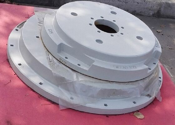 Mühendislik Makineleri için OEM Yüksek Kaliteli 800 Kg Kum Döküm Demir Tekerlek Ağırlığı
