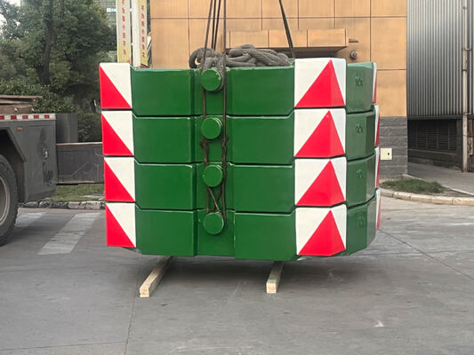 OEM Yüksek Kaliteli 10 Tonlı Vinç Karşıt Ağırlık Tam Boyutlu Bitirme Boyası TS16949