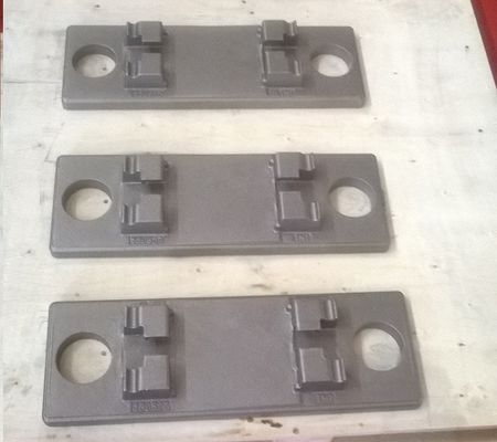OEM High-Quality Rail Transit Sand Casting Iron Parts Backing Plate Bearing Plate For Railway