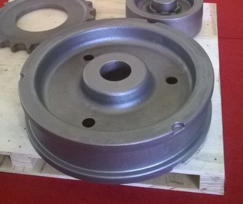 OEM Tarım Makineleri Dökme Demir Parçaları, Shot Blasting Yüzeyli Direksiyon Yol Tekerleği