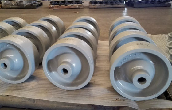 OEM Tarım Makineleri Dökme Demir Parçaları, Shot Blasting Yüzeyli Direksiyon Yol Tekerleği