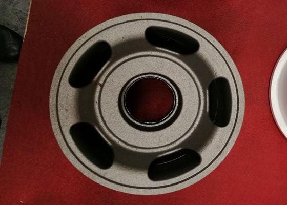 OEM Yüksek Kaliteli Kum dökme Demir Çiftlik Makineleri Parçaları Dönüşüm Boya ile Tekerlek Merkezi
