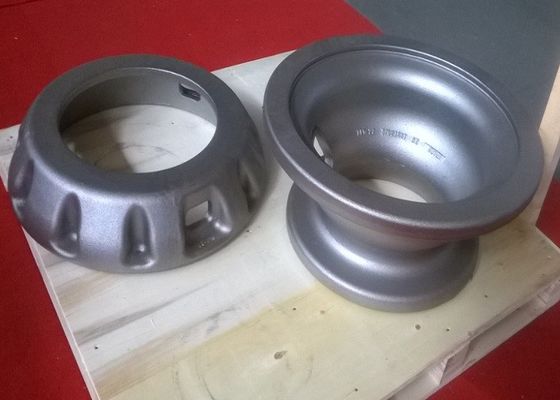 OEM Yüksek Kaliteli Kum Atma Demir Tekerlek Araçları Kamyonlar için FCD550 GGG55 QT550 Malzeme