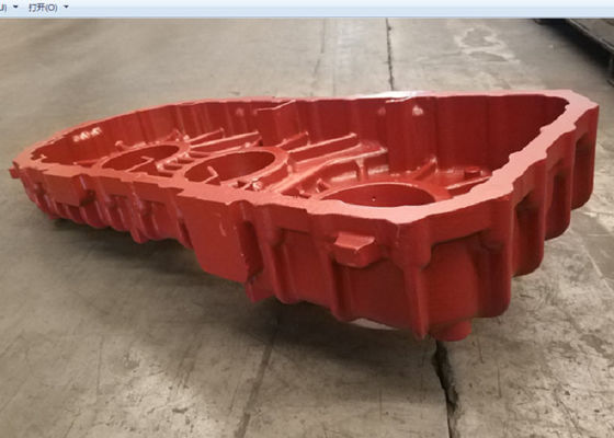 84kg Pürüzsüz Döküm Reçine, Vinç için Dökme Demir Ürünleri Transfer Gövdesi