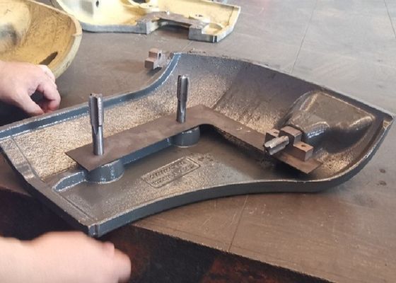 Mini Ekskavatör Küçük Düz Ağırlıklı 14kg Pürüzsüz Yüzeyli OEM Servisi Mevcuttur