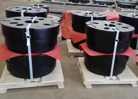 Mühendislik Makineleri İçin OEM Yüksek Kaliteli Kum Döküm Demir Tekerlek Karşı Ağırlığı