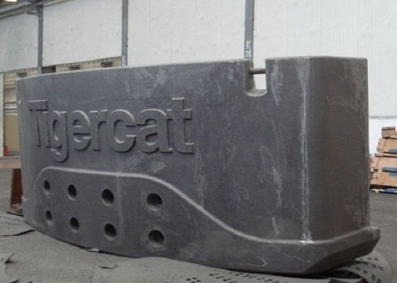 OEM Özelleştirilmiş Yüksek Kaliteli Kum Döküm Demir Ormancılık Makinaları Forklift Karşı Ağırlık