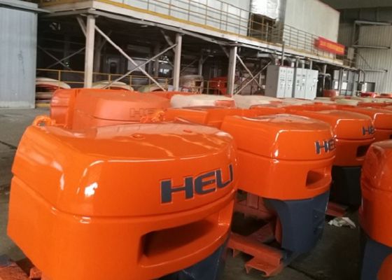 OEM Servis Kum Döküm Demir Parçaları Vakum İşlemli Denge Ağırlığı Hava Çalışma Platformu İçin
