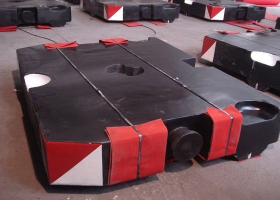 FC250 GG25 HT250 10000kg Gri Demir Döküm Karşı Ağırlık