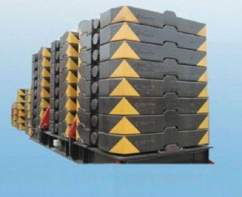 HT250 Demir Döküm 10000kg Ekskavatör Karşı Ağırlık Mühendislik İçin