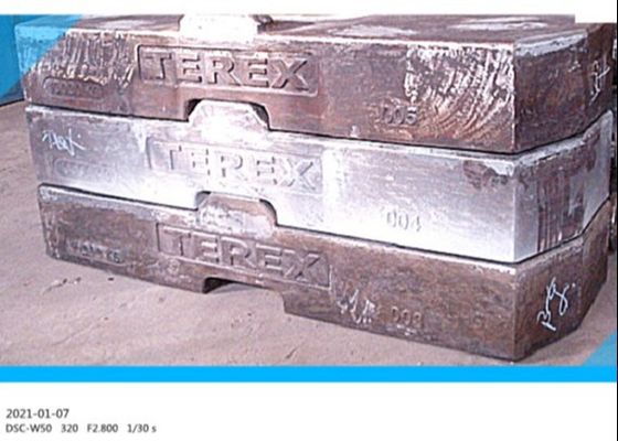 Vakumlu Dökme Demir GG250 10000kg Vinç Karşı Ağırlığı