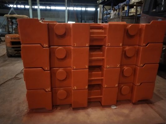 Vinç / Parlatma Yüzey İşlemi İçin Kumlamalı Karşı Ağırlık 10000kg