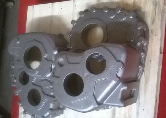 Endüstriyel Makineler İçin Kum Döküm Demir Kamyon Parçaları Transfer Muhafazası, OEM Hizmeti Mevcut